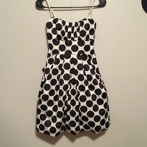 Black and white polka dot dress, size 5